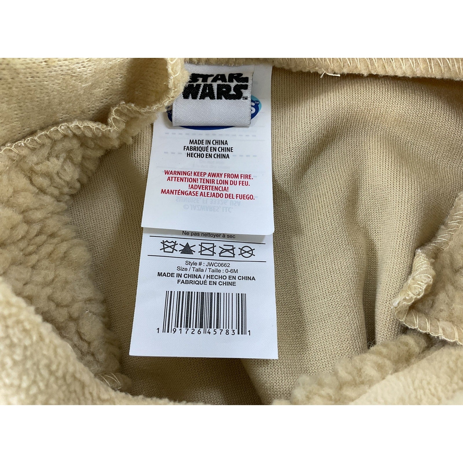 Traje de GROGU para niño 0-6M (STAR WARS)