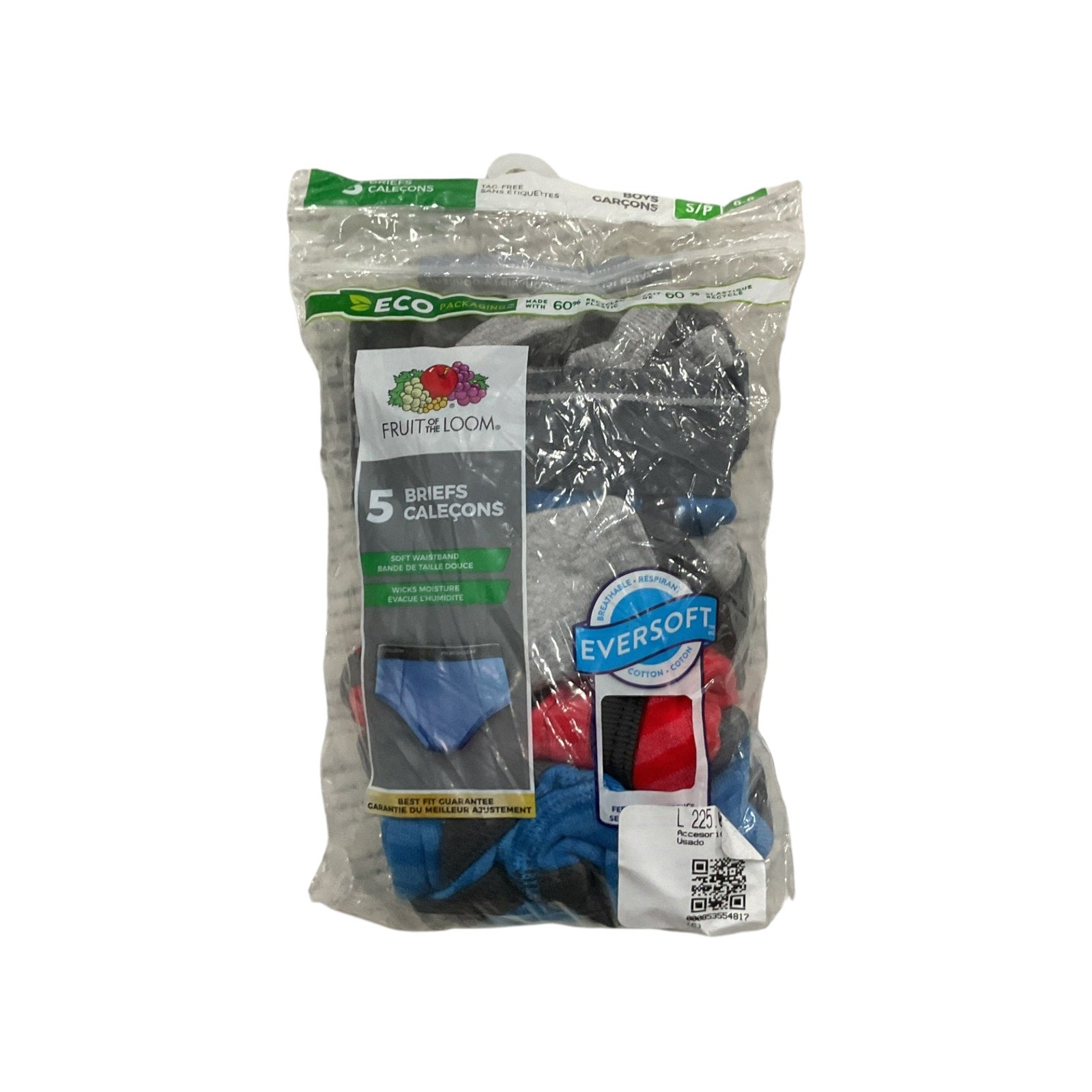 Ropa Interior de niño S (FRUIT OF THE LOOM)