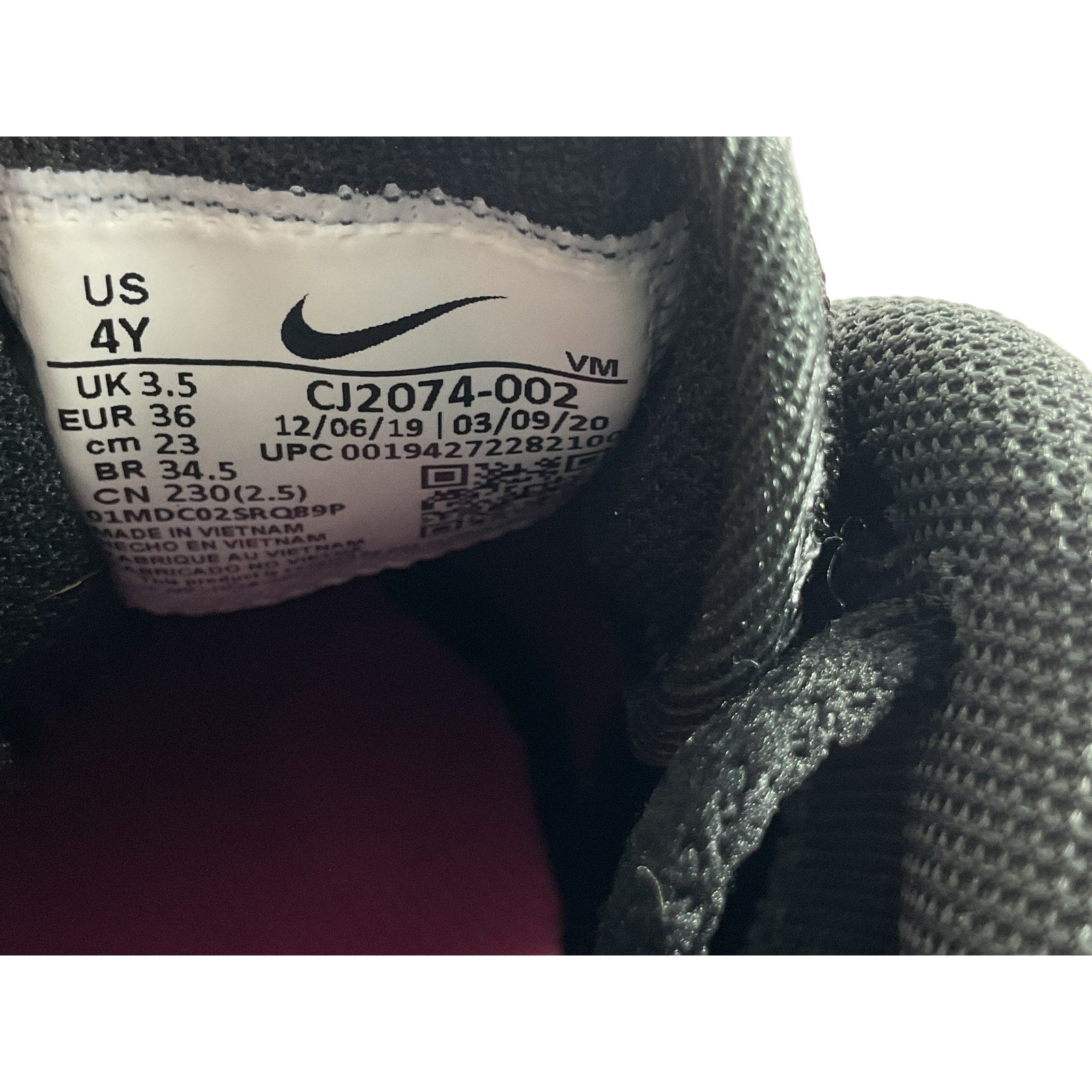 Tenis 4Y niña (Nike)