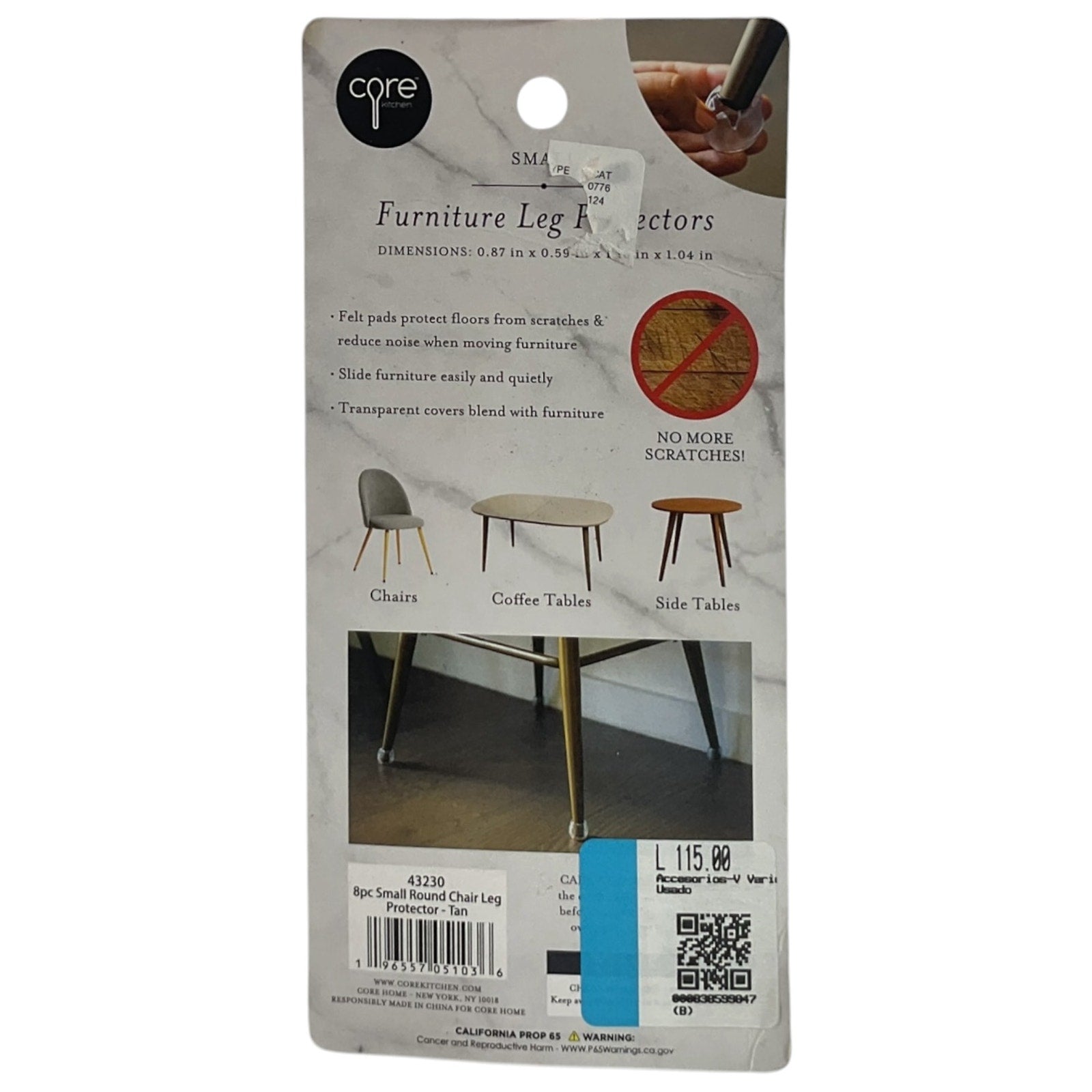 Protectores de patas de mueble (Core)