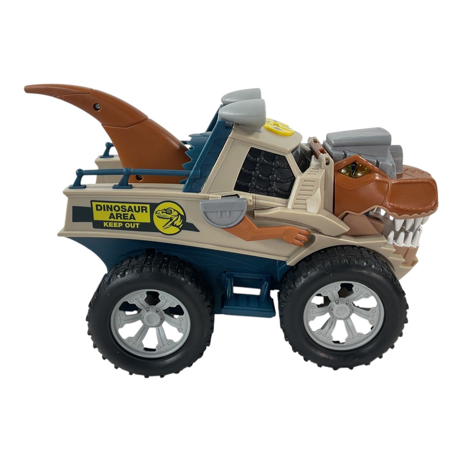 Camión monstruo de dinosaurio