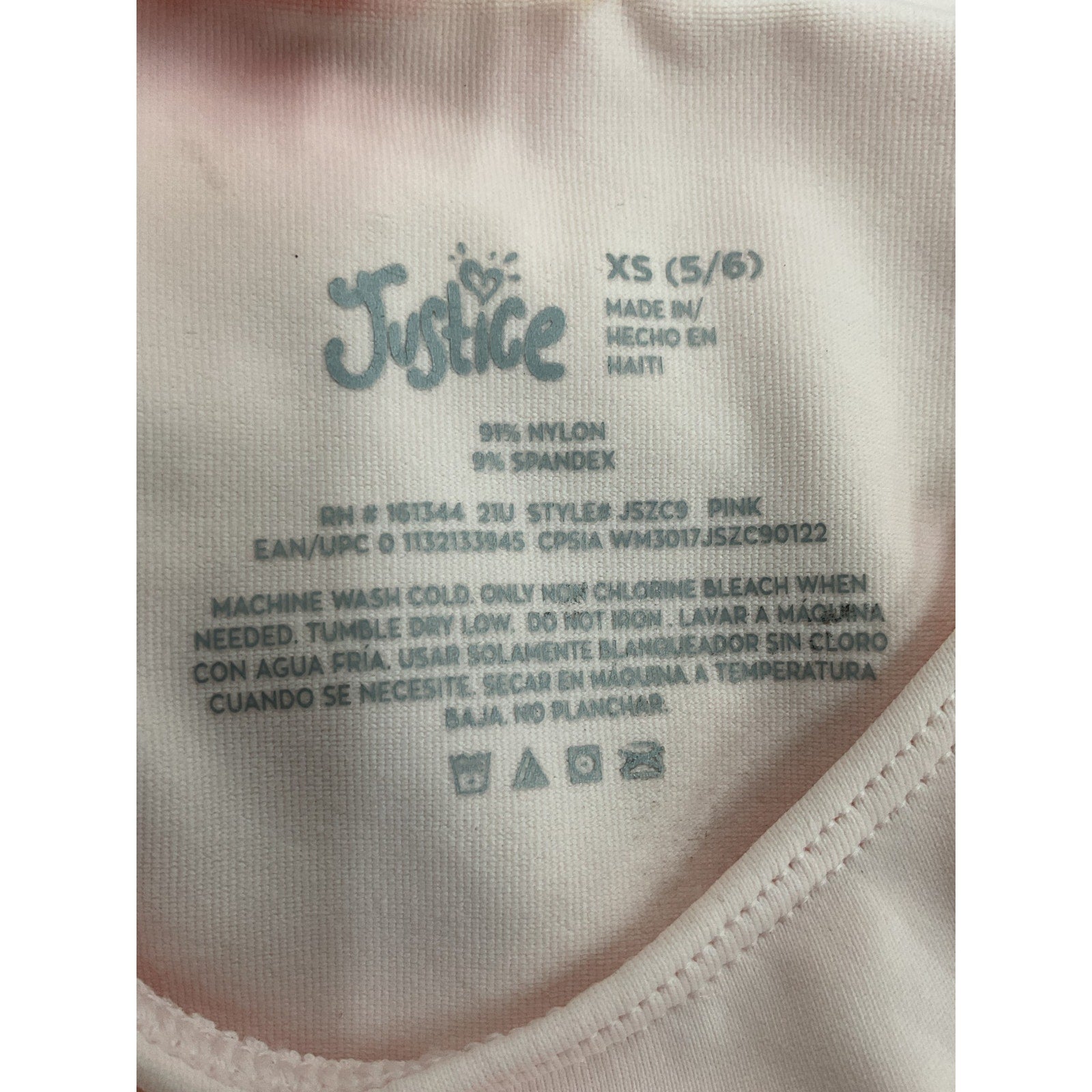 Traje de Baño niña 5-6 (Justice)
