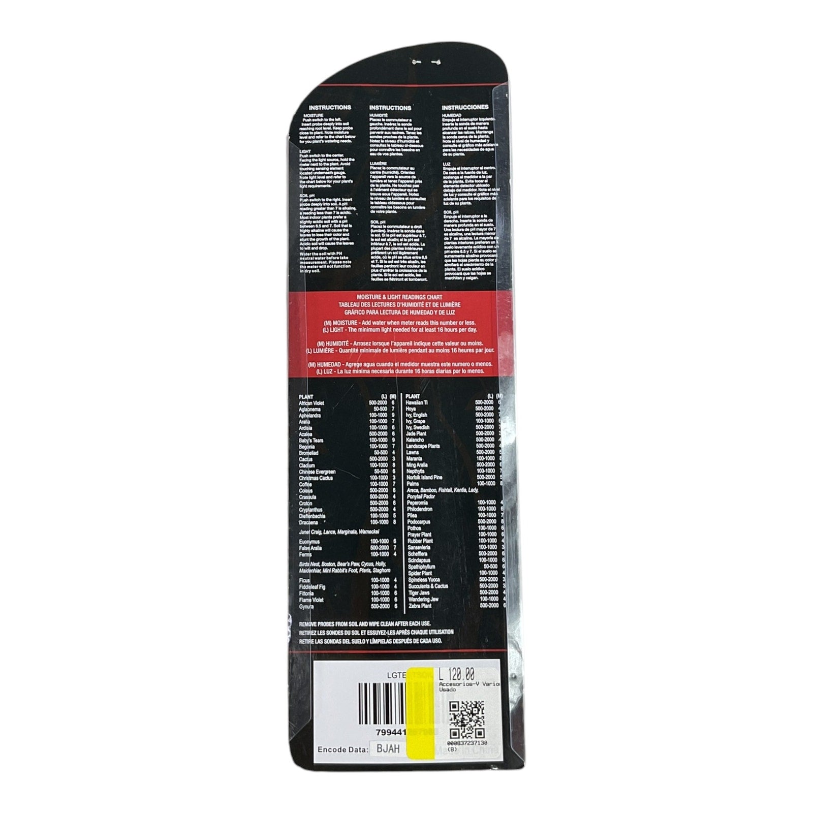 Medidor de suelo de 3 vías (iPower)