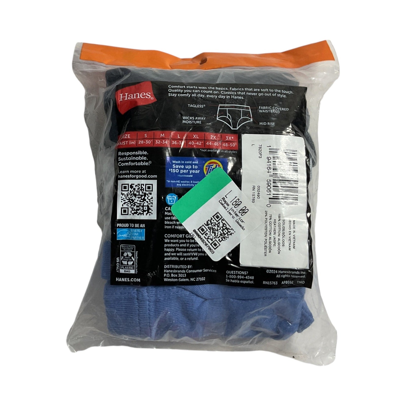 Ropa interior L (Hanes)