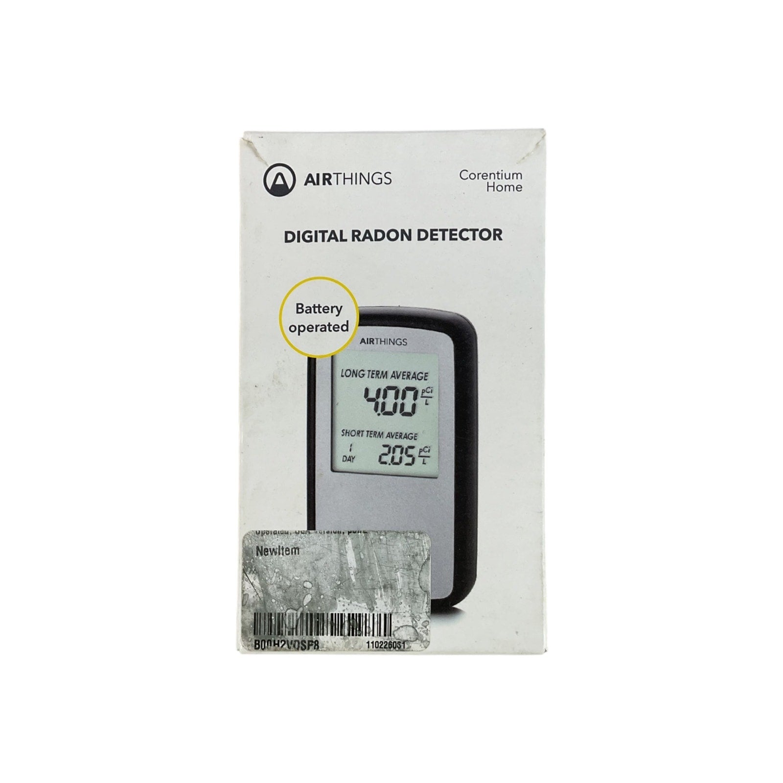 Detector digital de radón (AIRTHINGS)