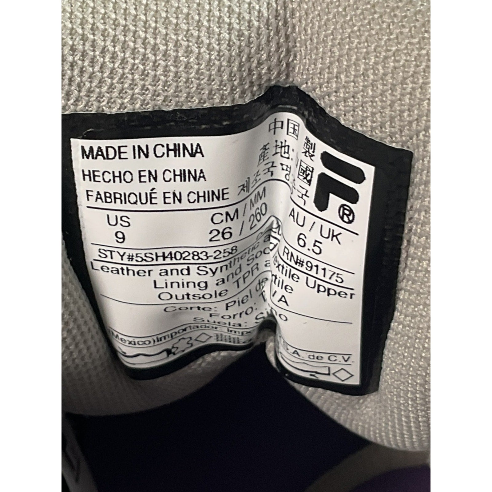 Tenis 9 (FILA)