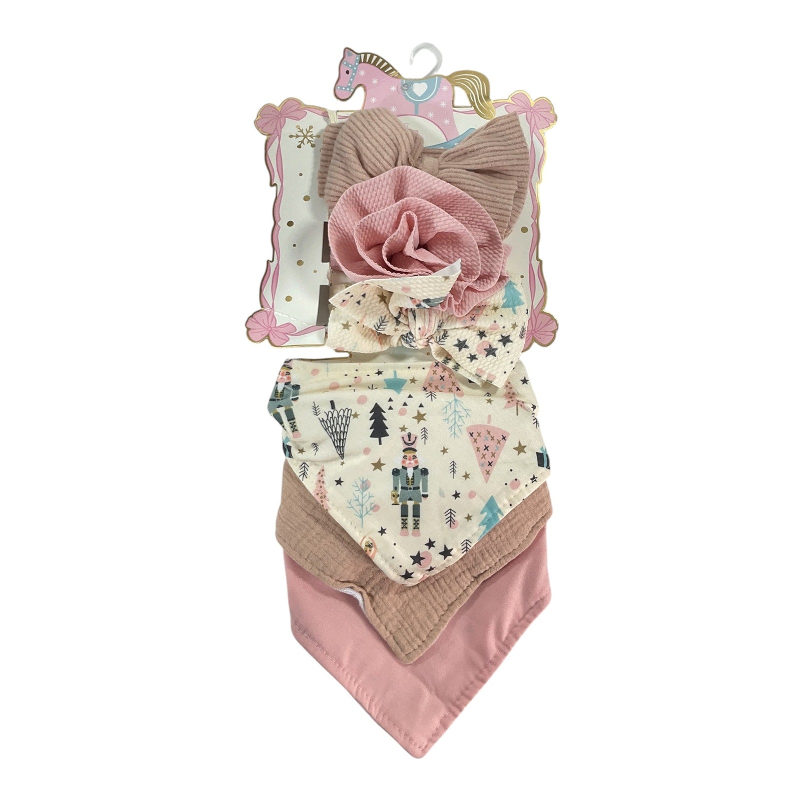 Set de baberos y diademas