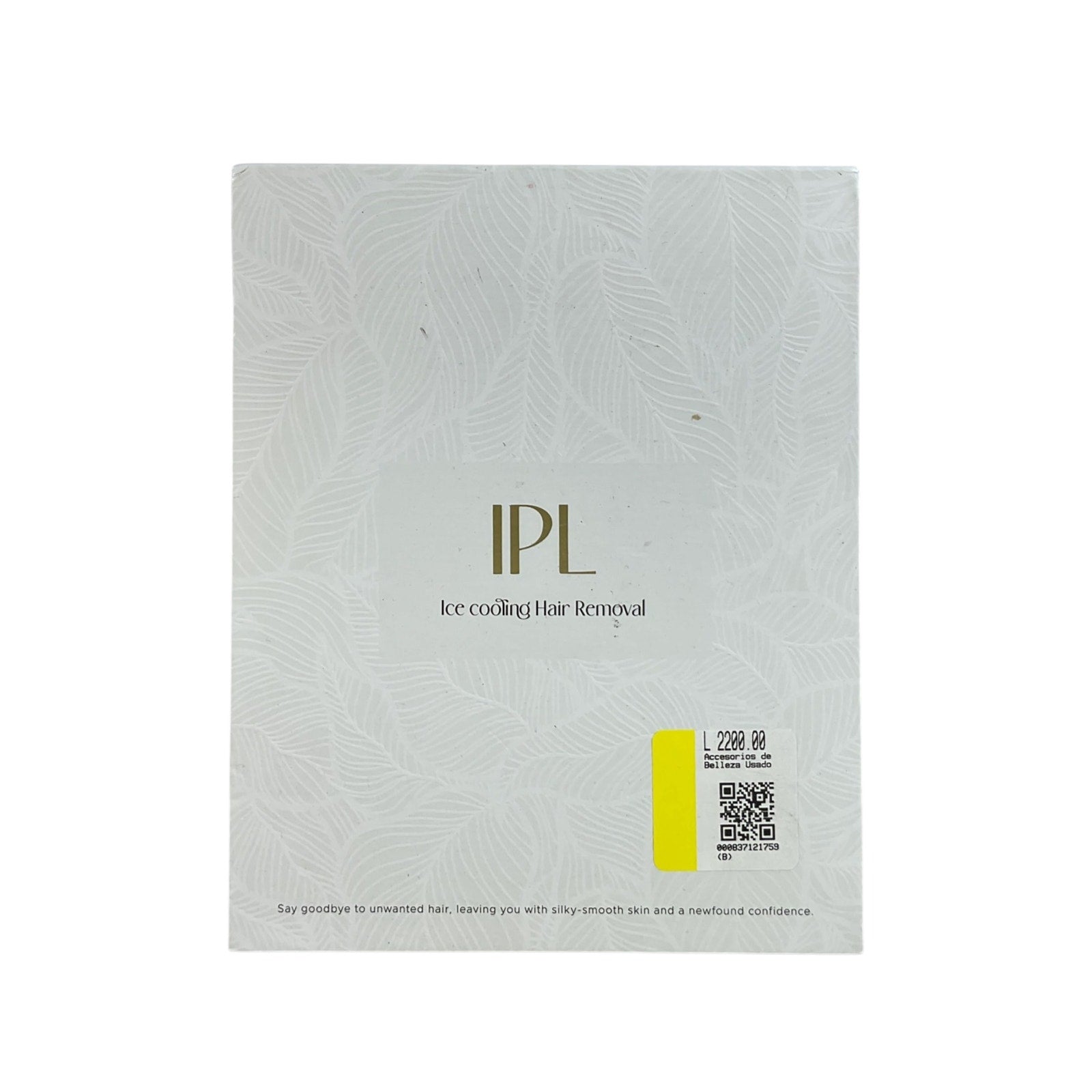 Dispositivo de depilación con Luz pulsada Intensa (IPL)