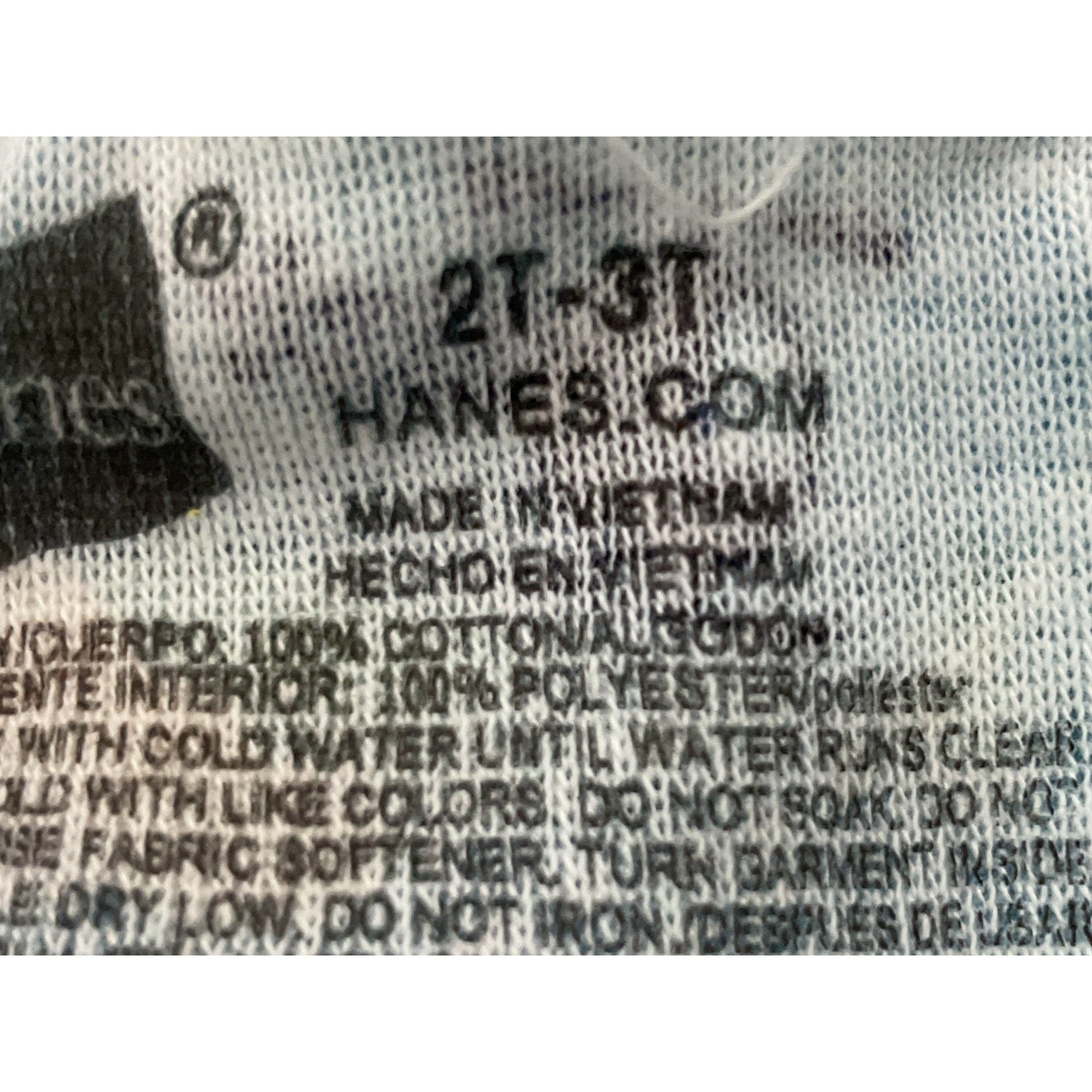 ropa interior Niño 2T/3T (Hanes)