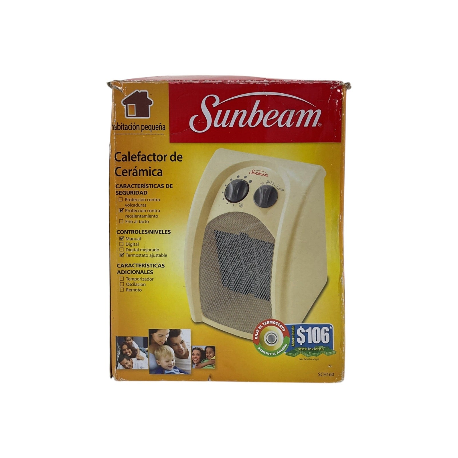 Calefactor de cerámica (Sunbeam)