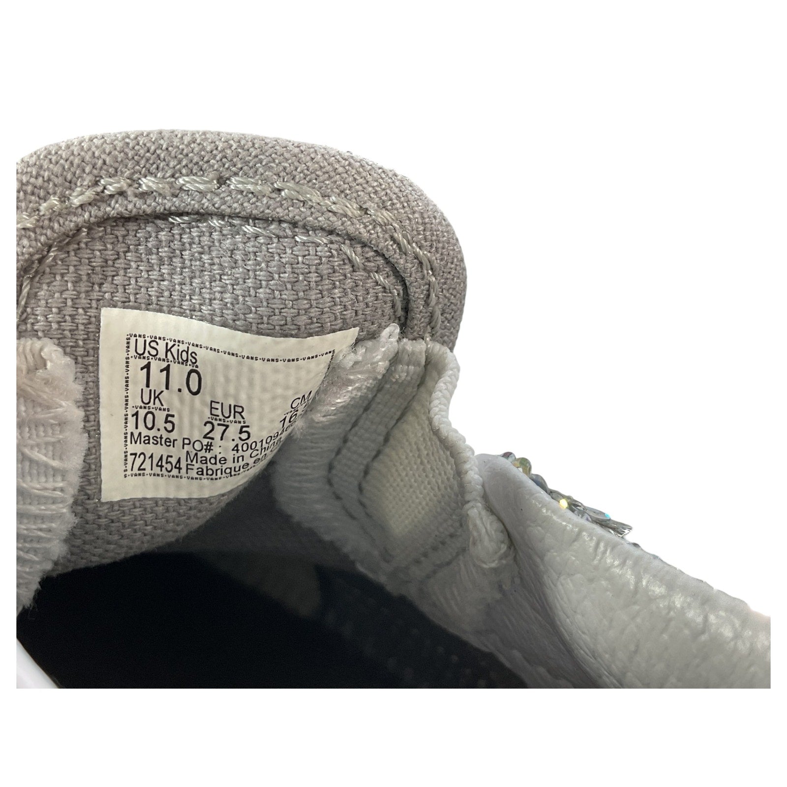 Tenis Niña 11 (Vans)