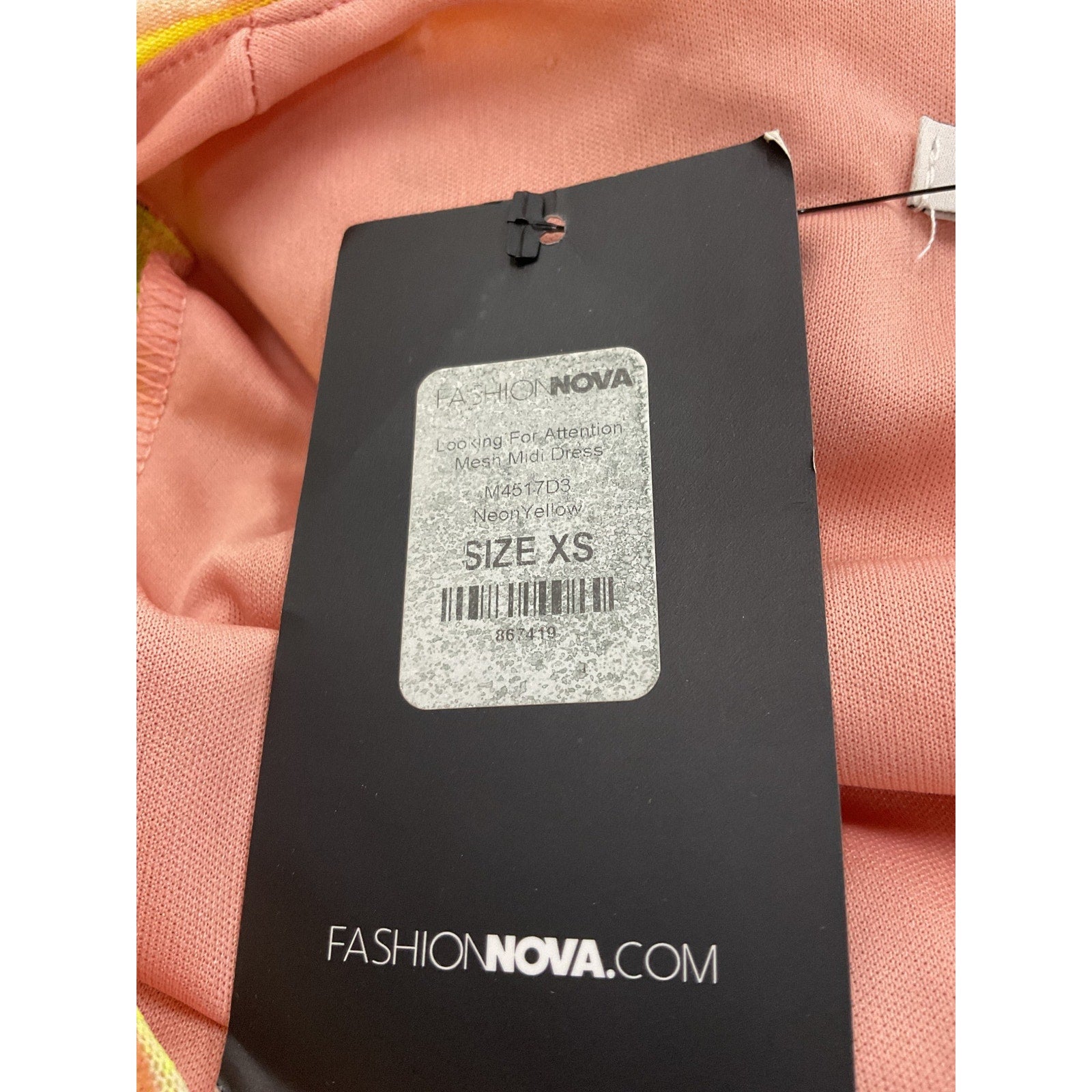Vestido XS (Fashion Nova)