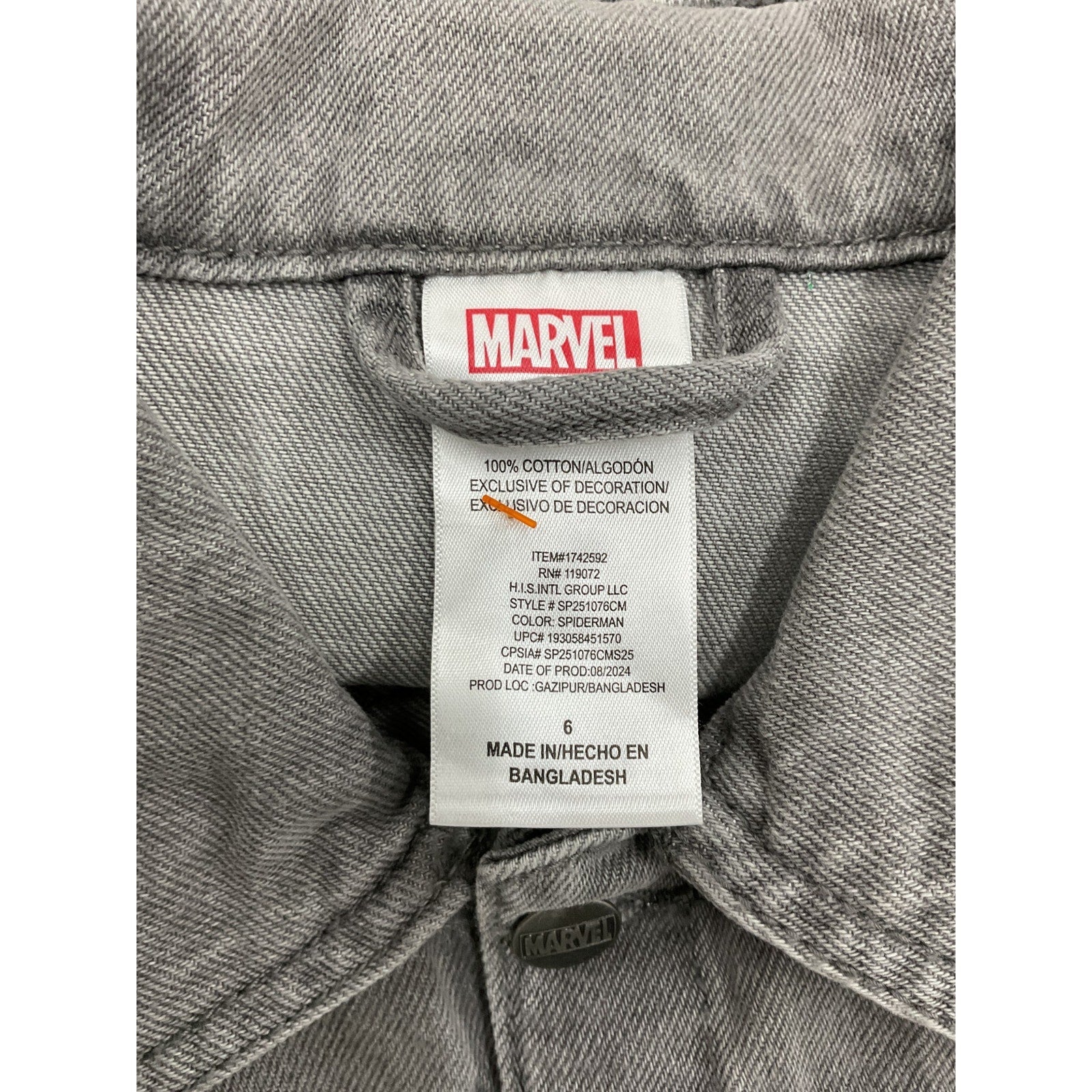 Chaqueta niño 6 (Marvel)