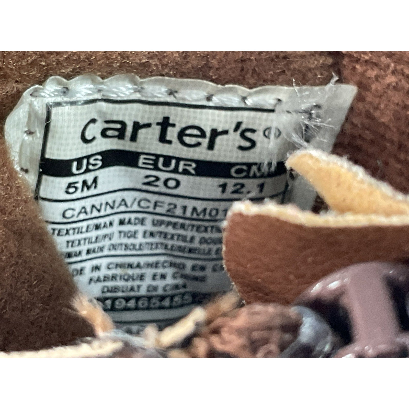 Botín niña 5 (Carter's)