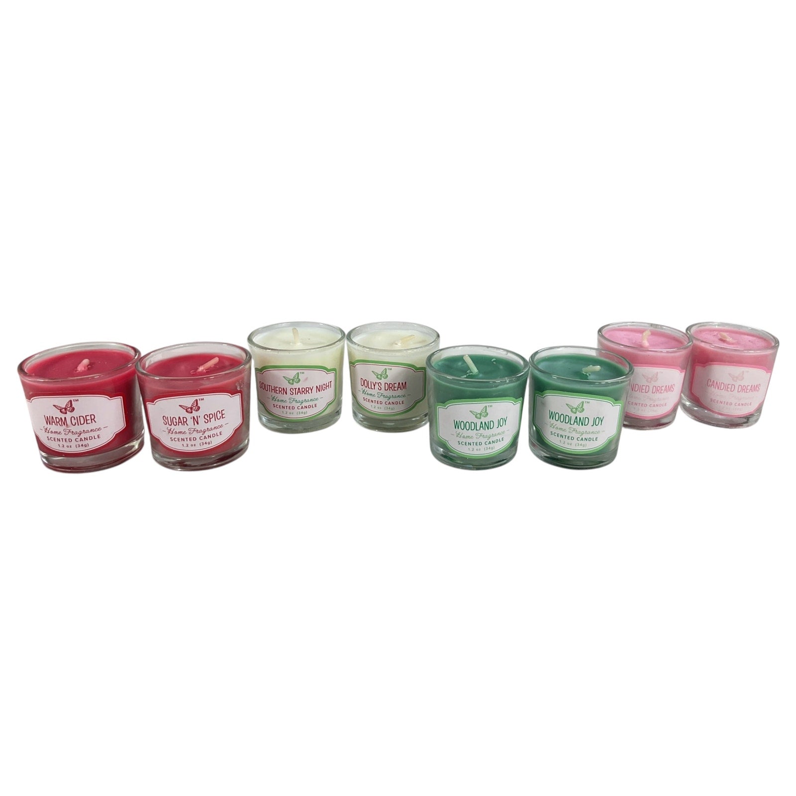Set de velas aromáticas