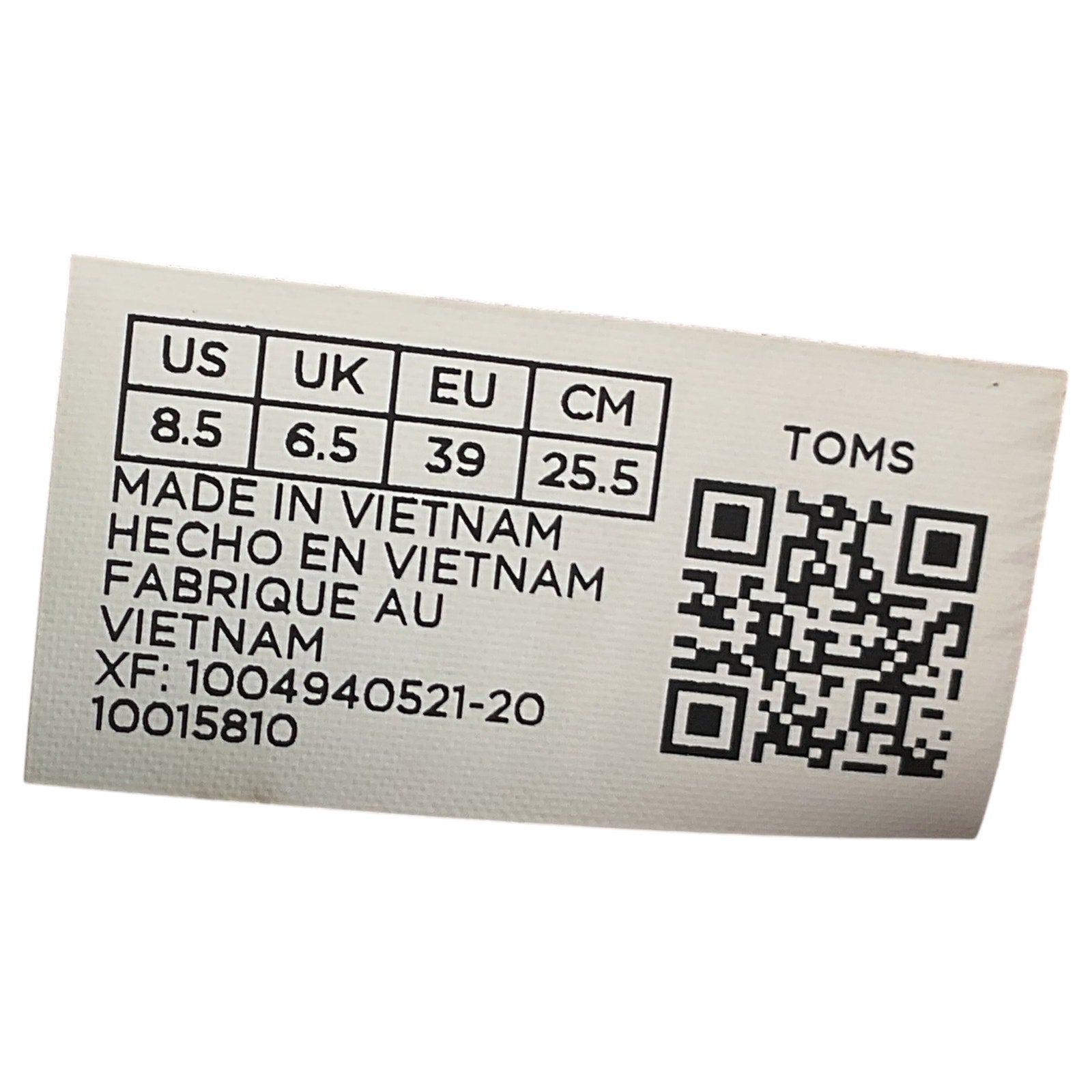 Botín 8.5 (TOMS)