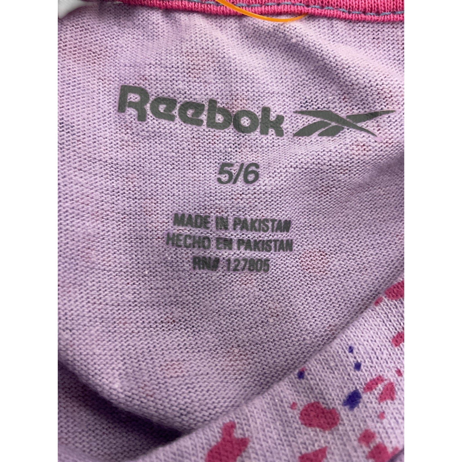 Blusa Niña 5 (Reebok)