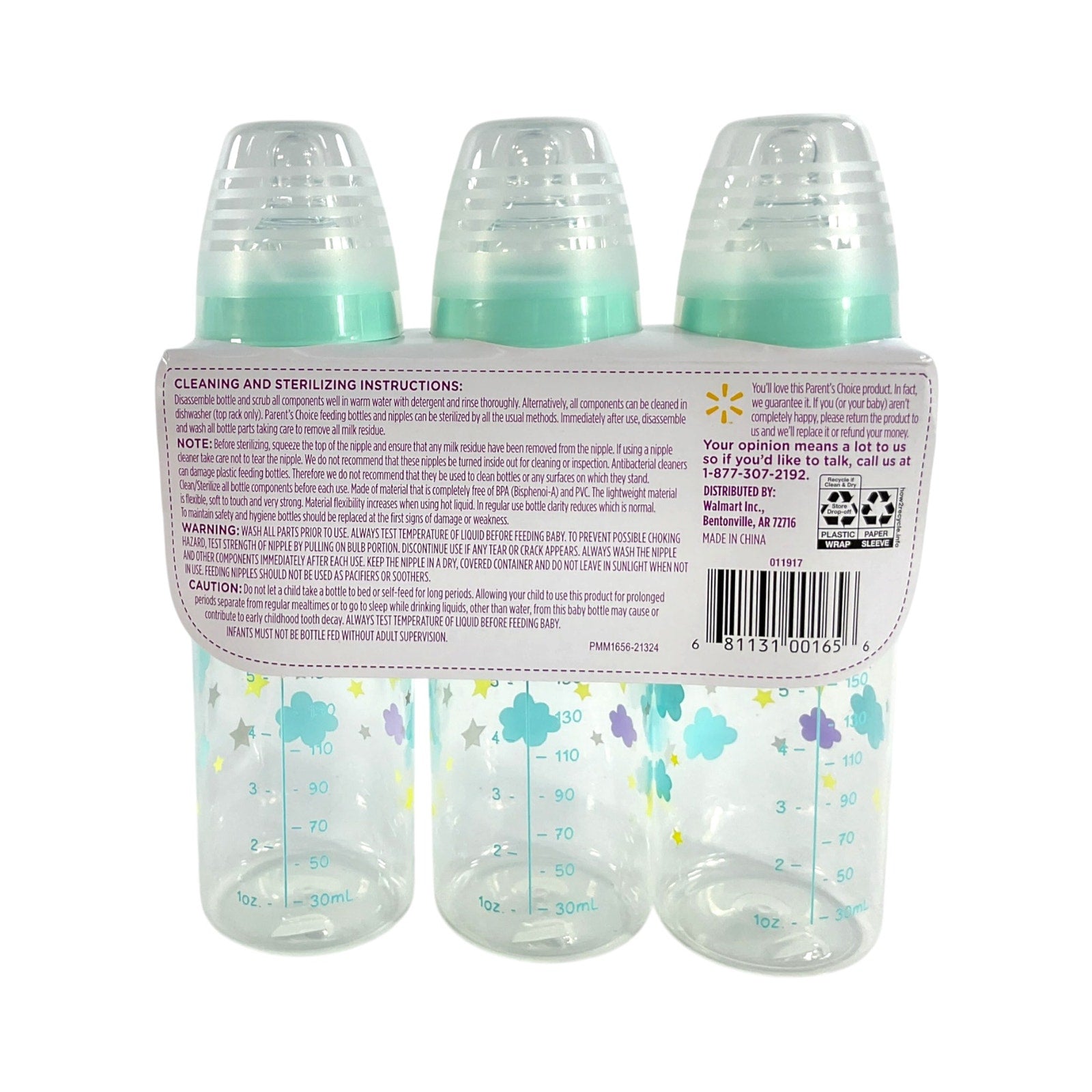 Set de biberones (Parents CHOICE)