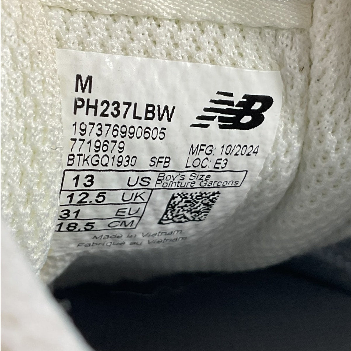 Tenis niño 13 (New Balance)