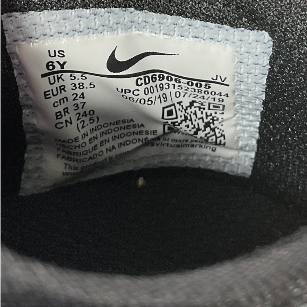 Tenis Niña 6Y (Nike)