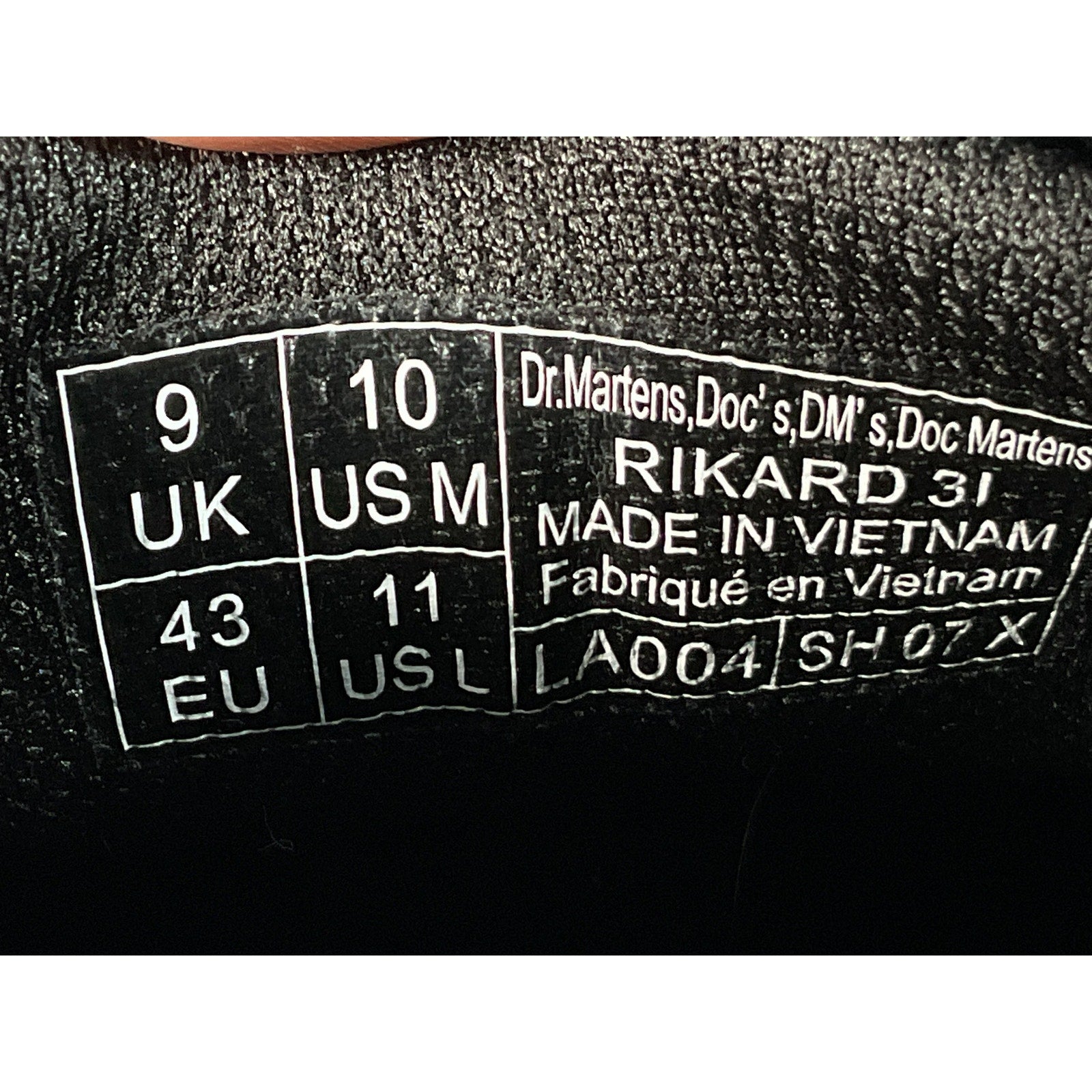 Zapato 10 (Dr. Martens)
