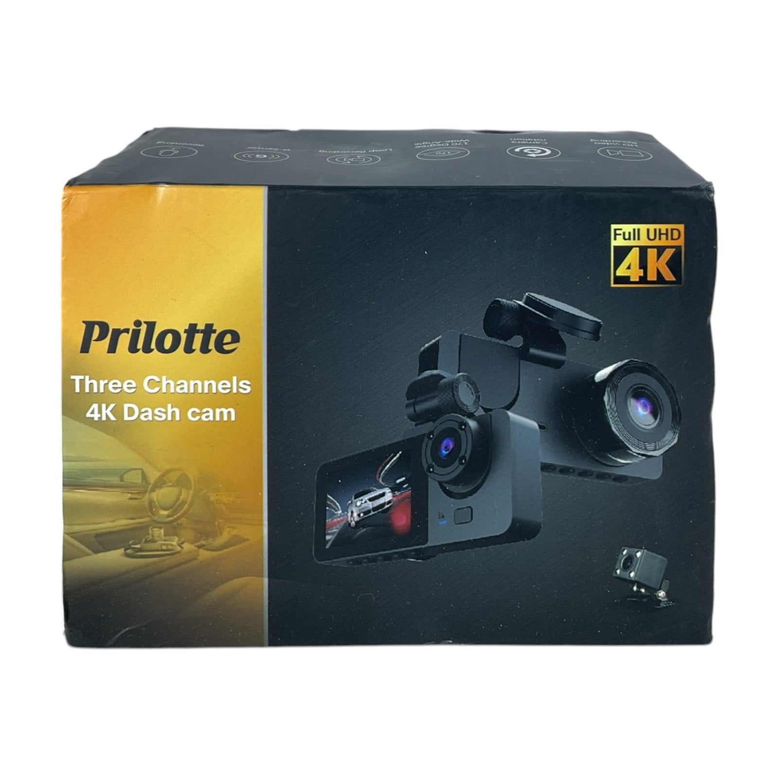 Cámara para automóvil de triple canal (PRILOTTE)