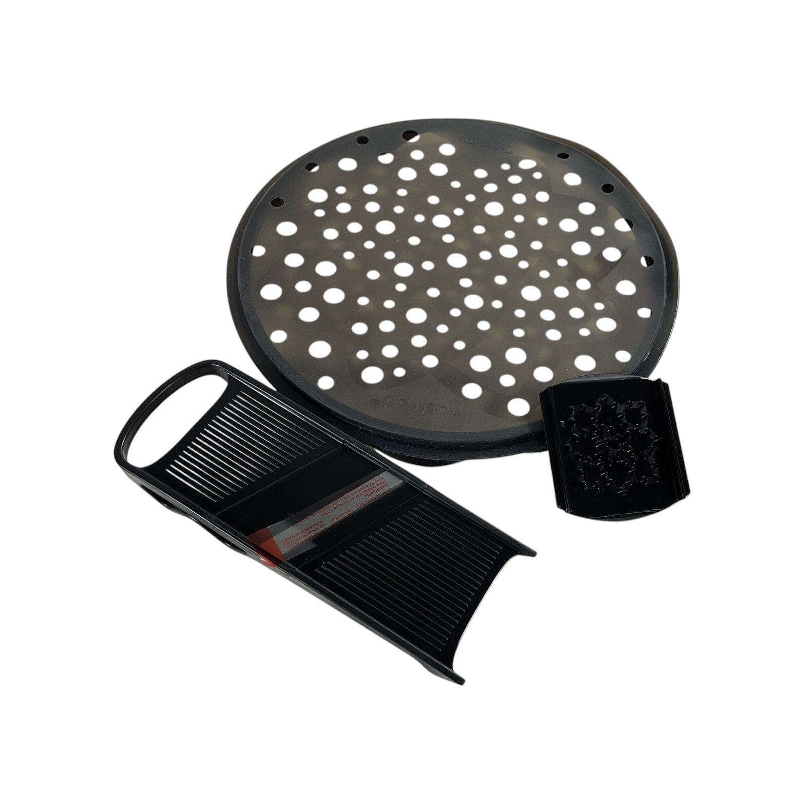 Set  bandeja  perforada y una mini mandolina
