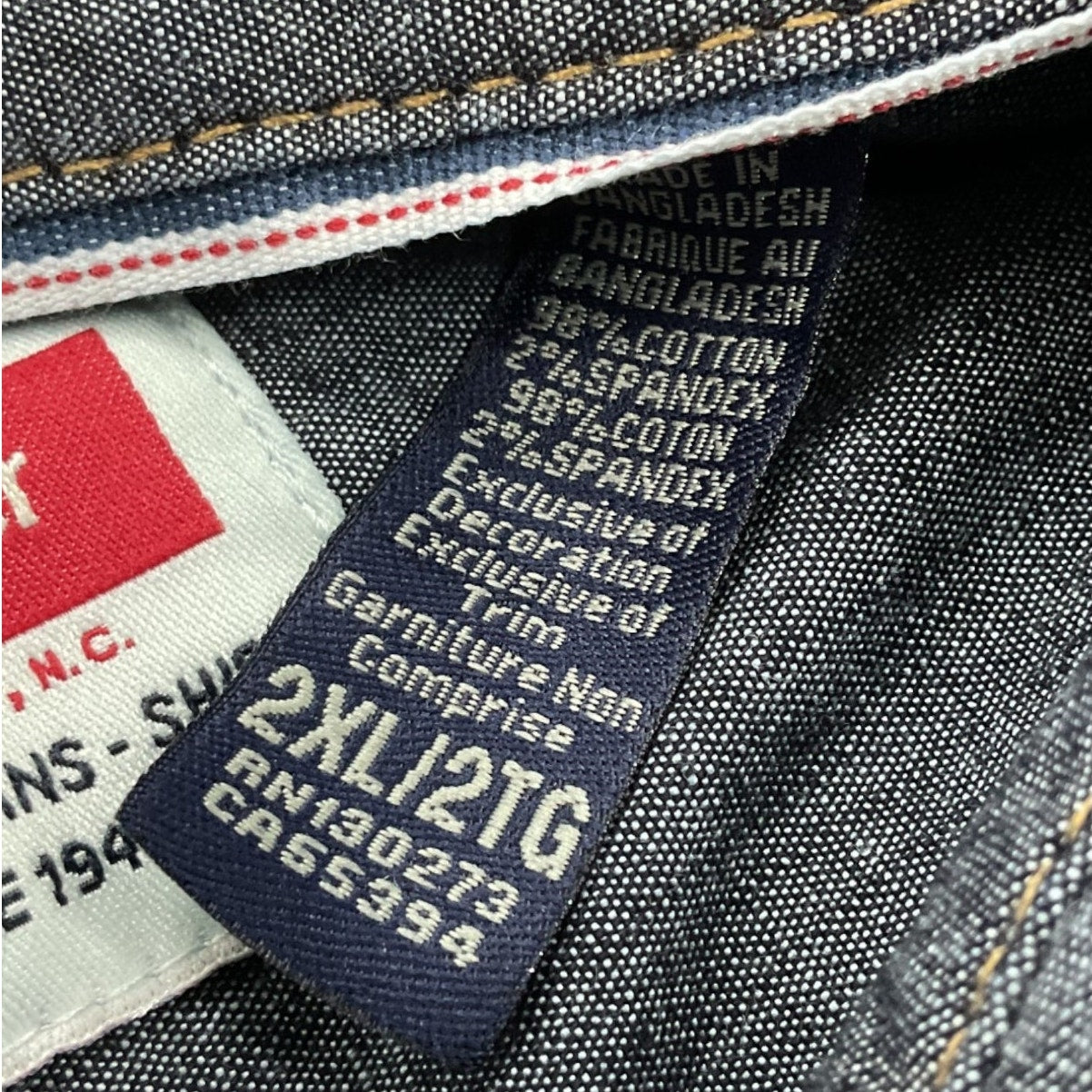 Camisa 2XL (Wrangler)