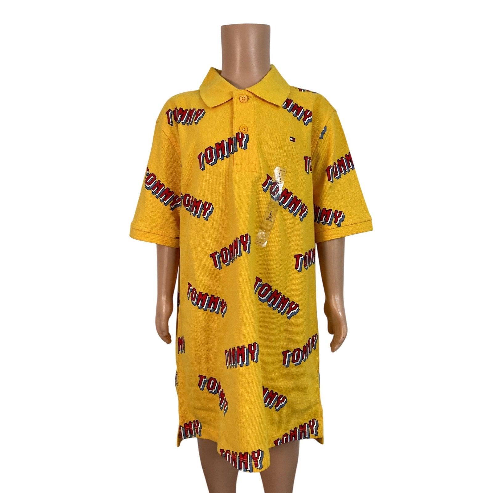 Camisa Tipo Polo Niño L (Tommy Hilfiger)