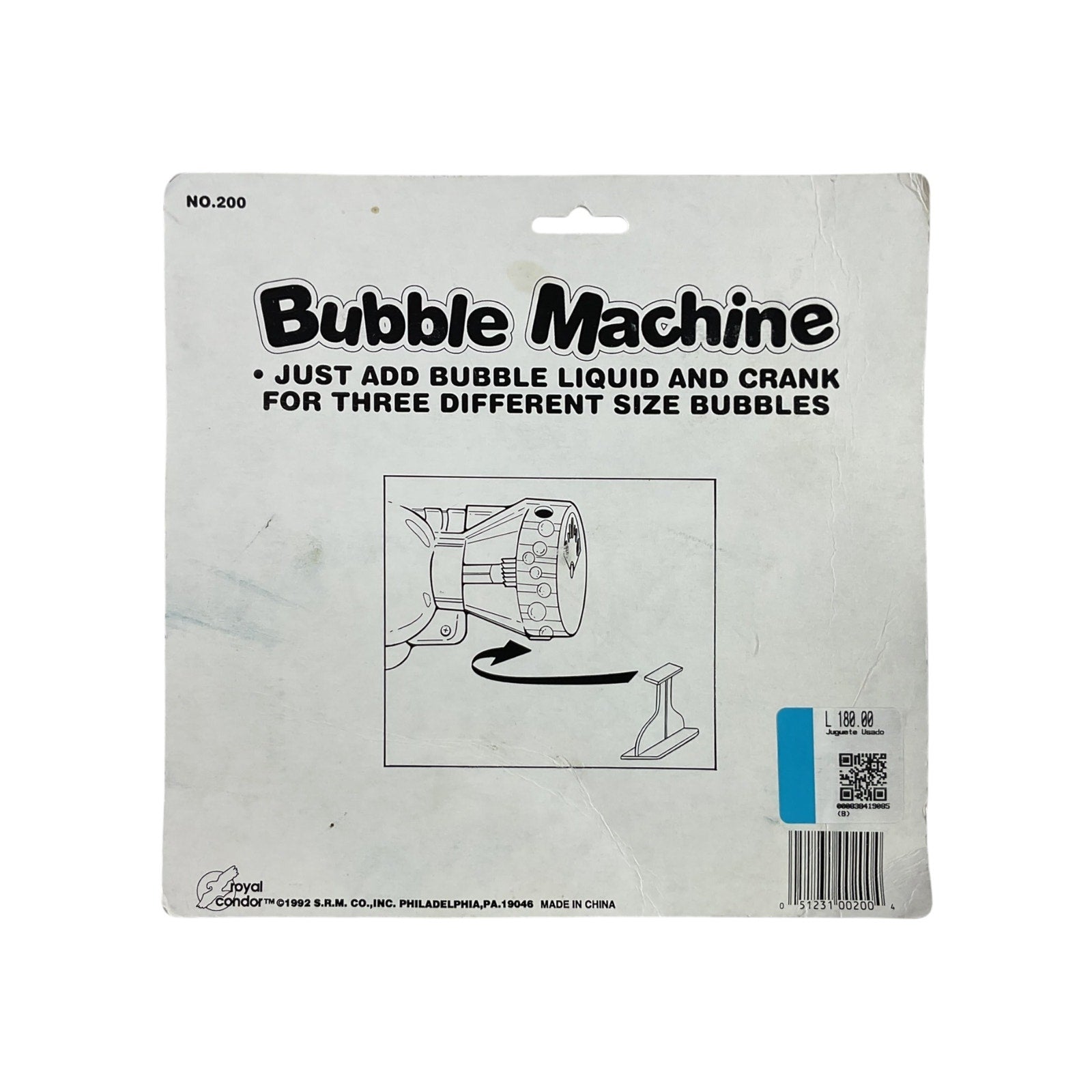 Pistola de burbujas (Bubble Machine)