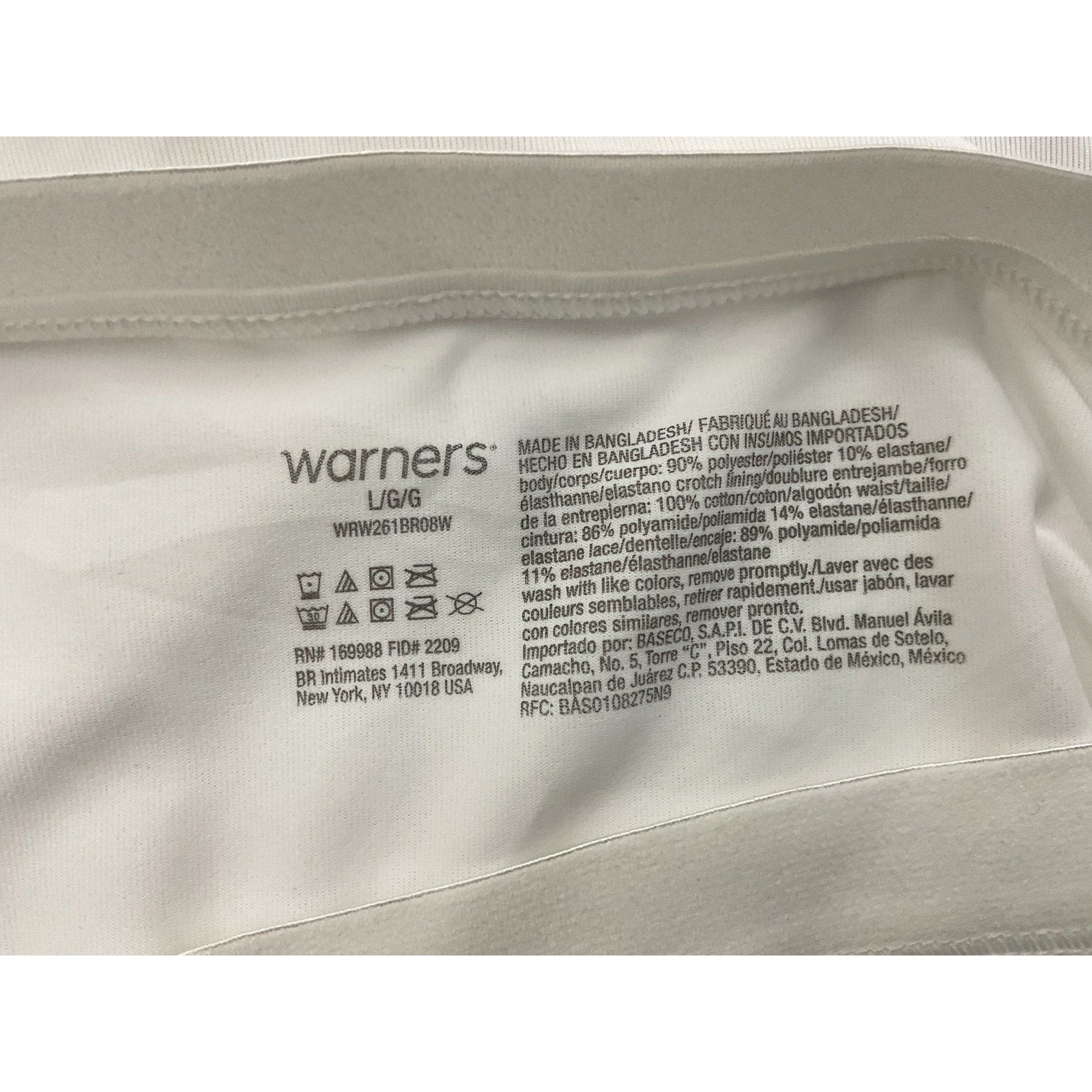 Set de ropa interior L (WARNERS)