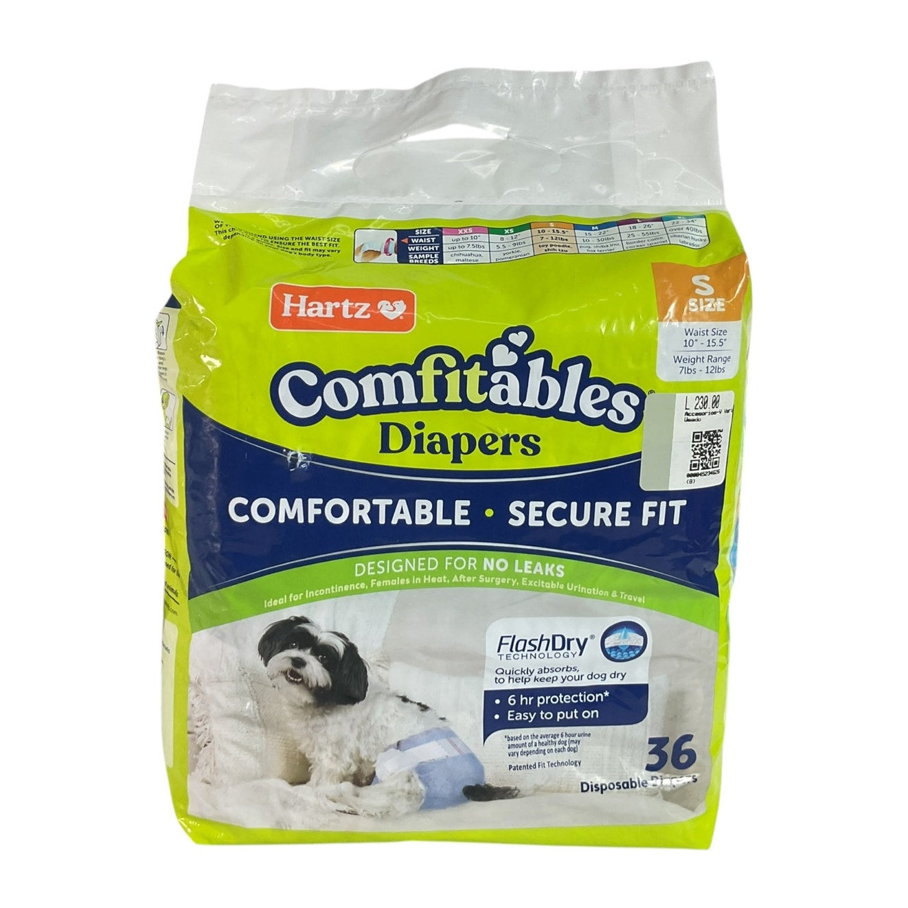 Pañales para perro S (Comfitables)