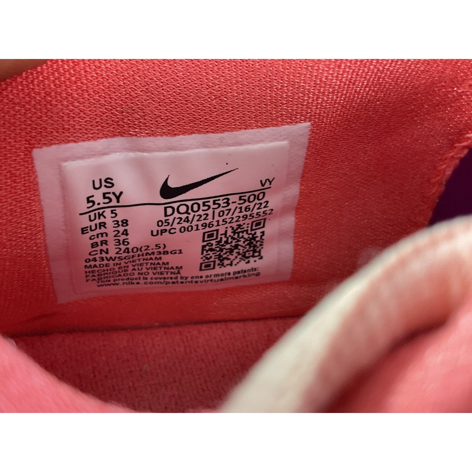 Tenis Niño 5.5Y (Nike)