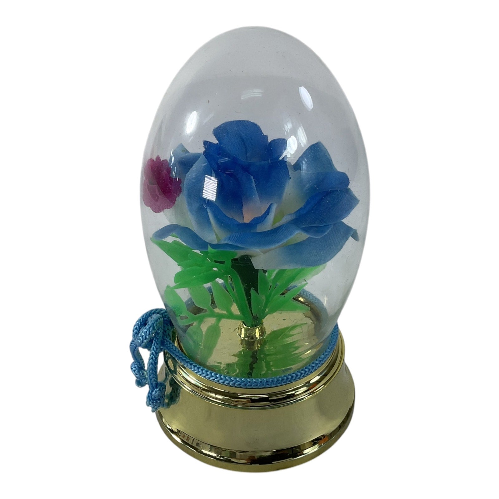 Rosa eterna azul encapsulada