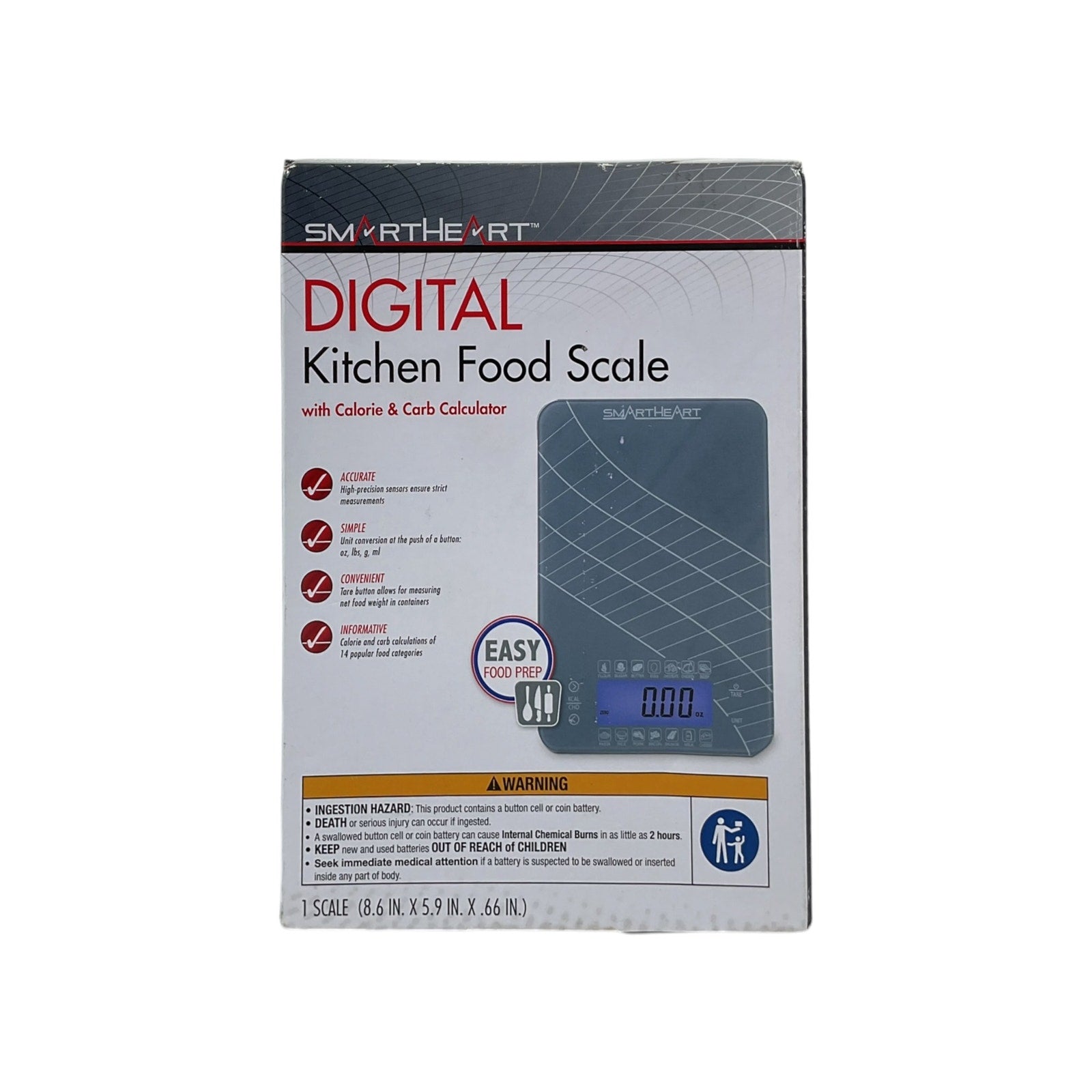Báscula digital para alimentos (SMARTHEART)