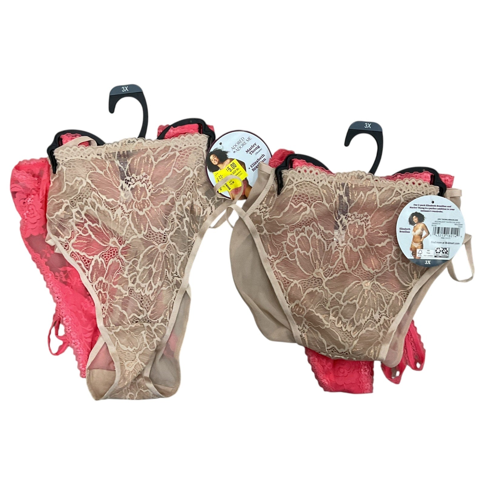 set de ropa interior 3X